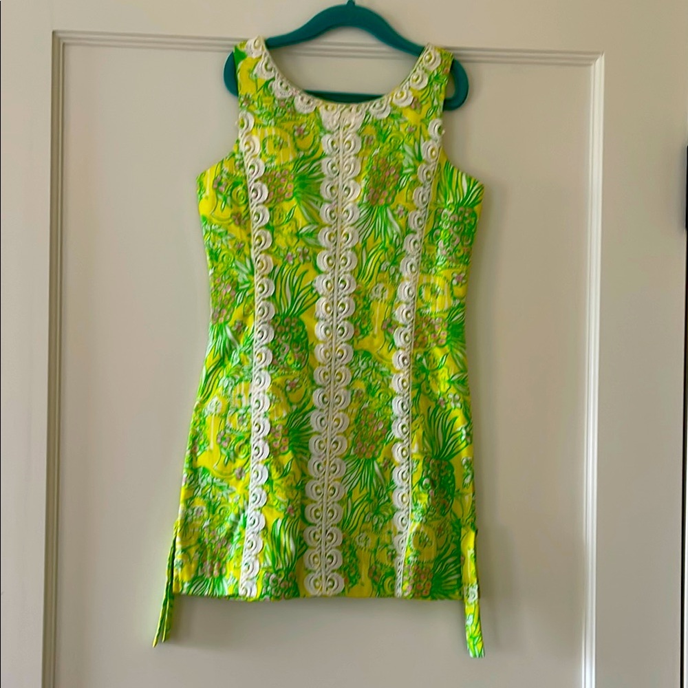 Lily Pulitzer Yellow and Green Dress